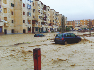 Bad weather: 2 dead and extensive material damage due to floods in central part of Algeria