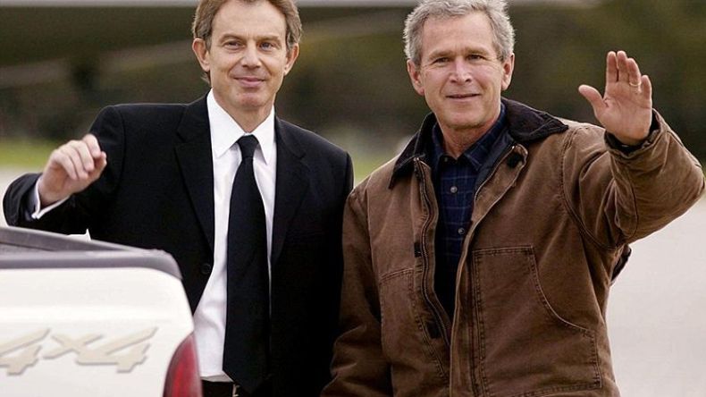 بلير وعد بوش بالمشاركة في غزو العراق قبل عام من الحرب