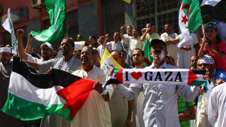 لجنة دعم الشعب الفلسطيني تدعو الجزائريين  للخروج في مسيرات الغضب