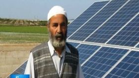 توليد الكهرباء بالطاقة الشمسية في قطاع غزة