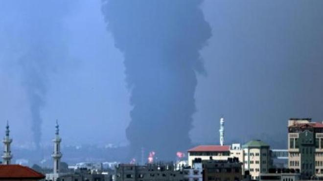 توقف محطة كهرباء غزة الوحيدة بسبب القصف الإسرائيلي