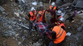 انتشال 85 جثة يرفع عدد شهداء العدوان الإسرائيلي إلى 985