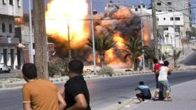 استشهاد فلسطينيين اثنين في قصف إسرائيلي غرب غزة