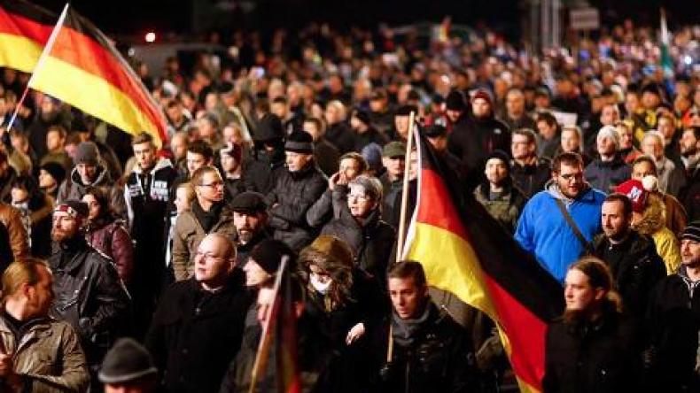 مظاهرة مناهضة للإسلام شرق ألمانيا