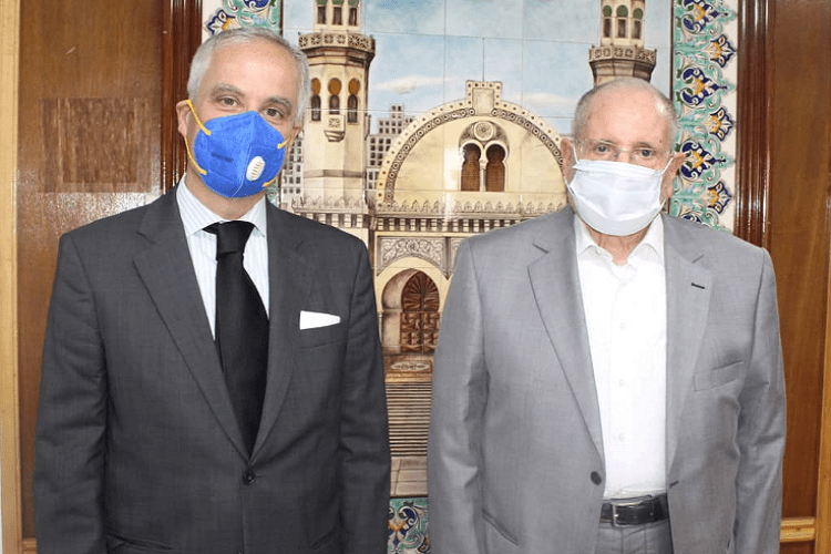 Ghlamallah s’entretient avec l’ambassadeur du Portugal à Alger sur les questions religieuses