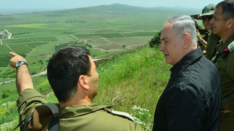نتنياهو يتعهد ببقاء الجولان السوري جزءاً من إسرائيل “إلى الأبد”