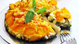 غراتان الخضار بالدجاج