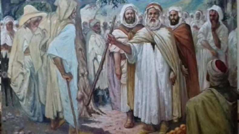 أول لوحة زيتية تقترب من الملامح الحقيقية للشيخ الحداد رحمه الله