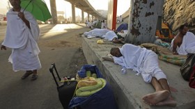 حجاج في محاشر.. مرضى و”مجانين” و200 تائه