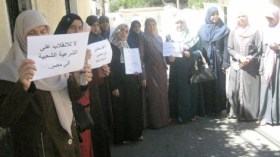 نساء “حمس” في وقفة احتجاجية أمام مقر الأمم المتحدة