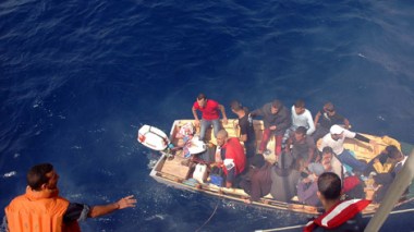 Syrian family arrested on boat for “Illegal immigrants” eastern Algeria