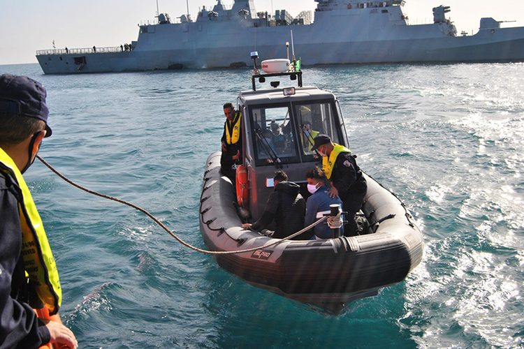 Sauvetage de 65 individus à bord d’embarcations pneumatiques  