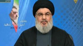 نصر الله يتوعد إسرائيل بالرد على مقتل القنطار