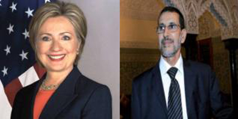 Entretiens de Mme Clinton avec son homologue marocain