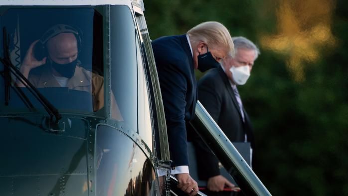 Testé positif, Trump a été admis dans un hôpital militaire