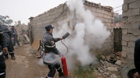 حريق يفحّم جثّة ربّ عائلة ويتلف 9 بيوت قصديرية بمستغانم
