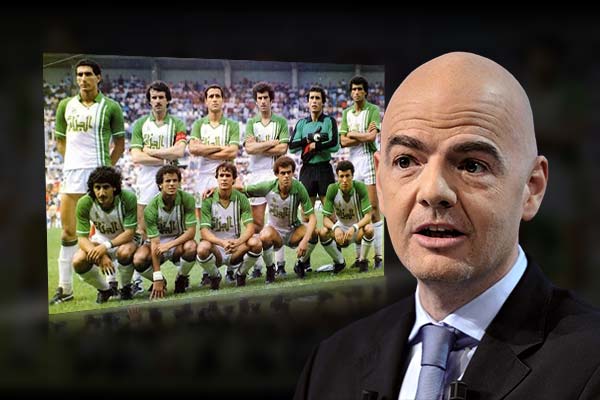 FIFA’s President pays Algeria a huge compliment for 1982 World Cup game