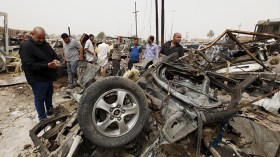 60 قتيلاً و200 جريحاً في هجوم بشاحنة ملغومة في بغداد