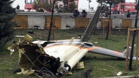 خمسة قتلى في تحطم مروحية في إسطنبول
