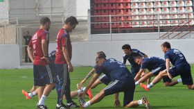 المنتخب الروسي‮ ‬يتدرب في‮ ‬غياب ثلاثة مدافعين وكابيلو‮ ‬غاضب