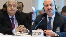 انطلاق المفاوضات المباشرة بين وفدي النظام السوري والمعارضة في جنيف