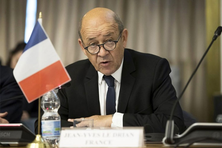 French Foreign Affairs Minister Le Drian On A Working Visit To Algeria