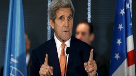 كيري يعقد اجتماعات بشأن سوريا والتوترات في القدس