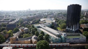 ارتفاع قتلى حريق البرج السكني في لندن إلى 17