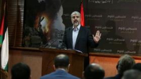 مشعل: نرفض وقف إطلاق النار قبل رفع الحصار على غزة