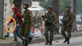 قوات الاحتلال تعتدي على أطفال فلسطينيين