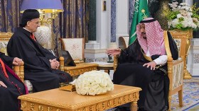 الملك سلمان يلتقي ببطريرك الكنيسة المارونية اللبنانية