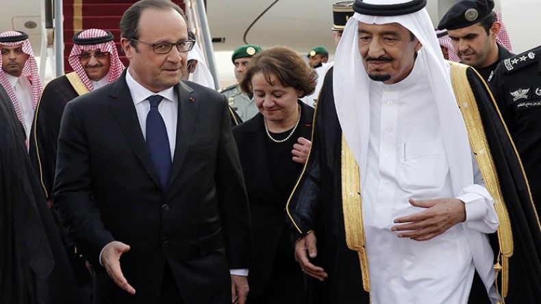 العاهل السعودي يغادر فرنسا إلى المغرب