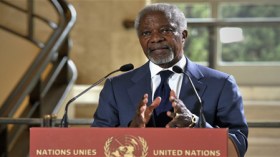 Annan in Syria to Salvage Plan After Government Attacks Hama