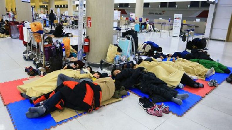 كوريا الجنوبية: 86 ألف شخص علقوا في جزيرة بسبب الثلوج