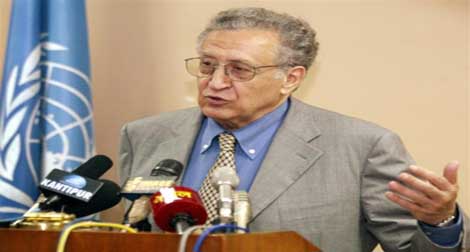 L’émissaire international Lakhdar Brahimi “bientôt” en Syrie (Damas)