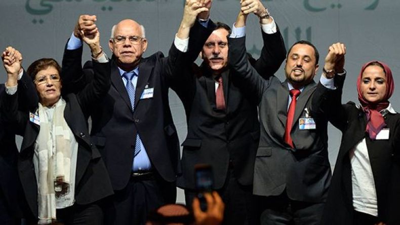 الإعلان عن تشكيل حكومة الوفاق الوطني في ليبيا