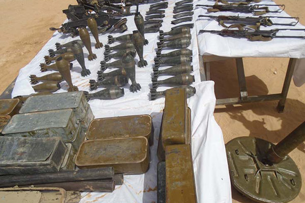 Un important lot d’armement découvert à Adrar