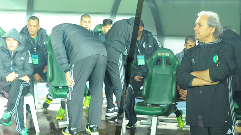 ماجر رفض الجلوس على دكة الاحتياط بحجة “الغبرة” وطالب بكرسي “خاص”