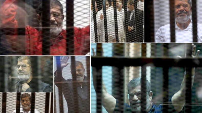 محمد مرسي.. من بدلة الرئيس إلى زي الإعدام