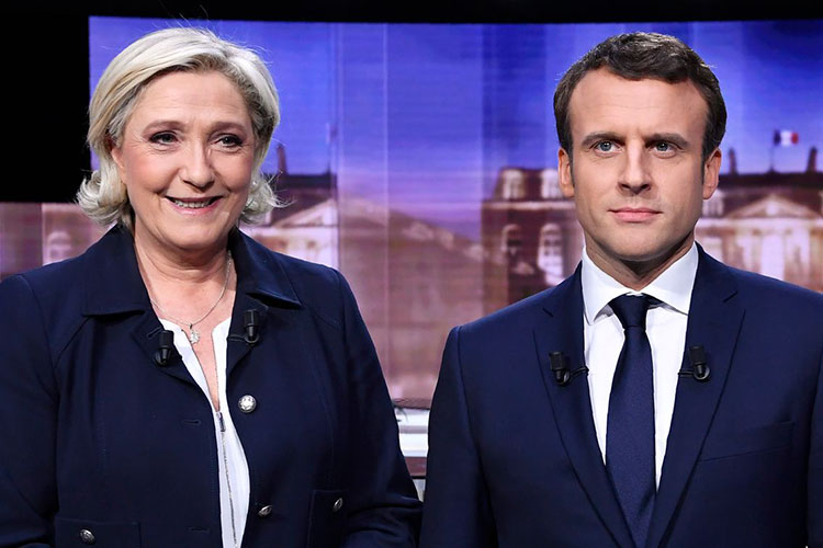 Présidentielles françaises: Marine Le Pen en tête au 1er tour 