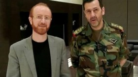 ماهر الأسد يظهر برفقة “النمس”