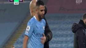 En vidéo: Mahrez “s’écharpe” avec Guardiola