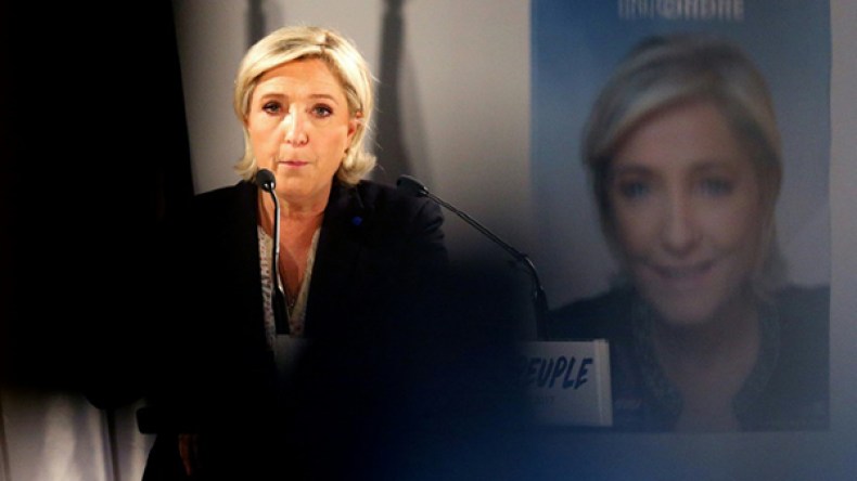 محاولة إحراق مقر حملة مارين لوبان في باريس