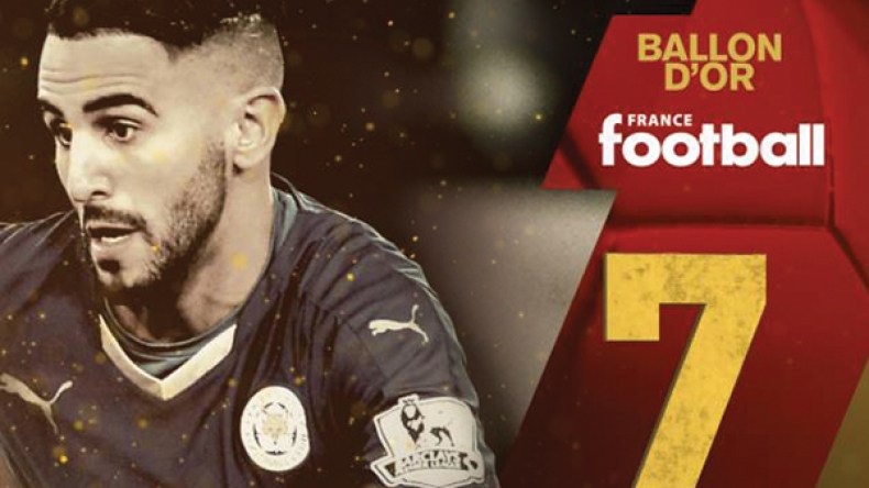 محرز يدخل تاريخ الكرة الذهبية