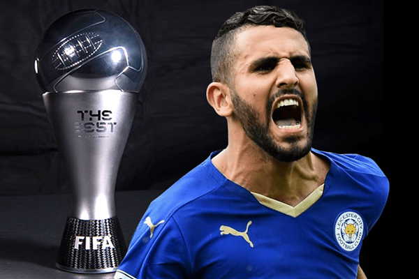 Mahrez ranks 7 in Best Fifa Football Awards