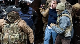 أوكرانيا تعتقل رئيس جورجيا السابق