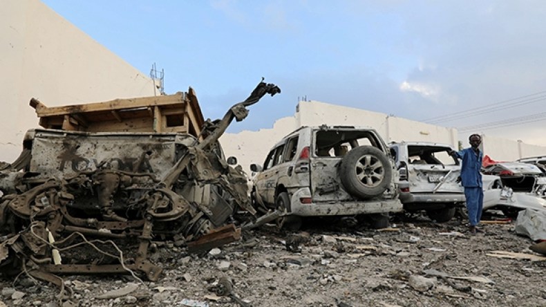 ارتفاع عدد ضحايا تفجيري مقديشو إلى 45 قتيلاً