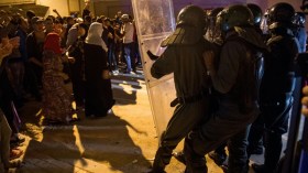 مواجهات بين المتظاهرين والأمن المغربي في الحسيمة