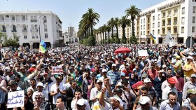 مظاهرات كبيرة في الرباط تضامناً مع “حراك الريف”