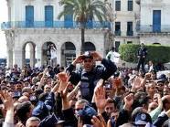 Hundreds of disgruntled municipal guards rally again in Algiers